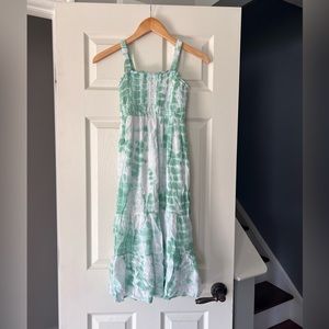 2/$30 SALE: Japna Kids Green Tie Dye Smocked Sundress Size 10